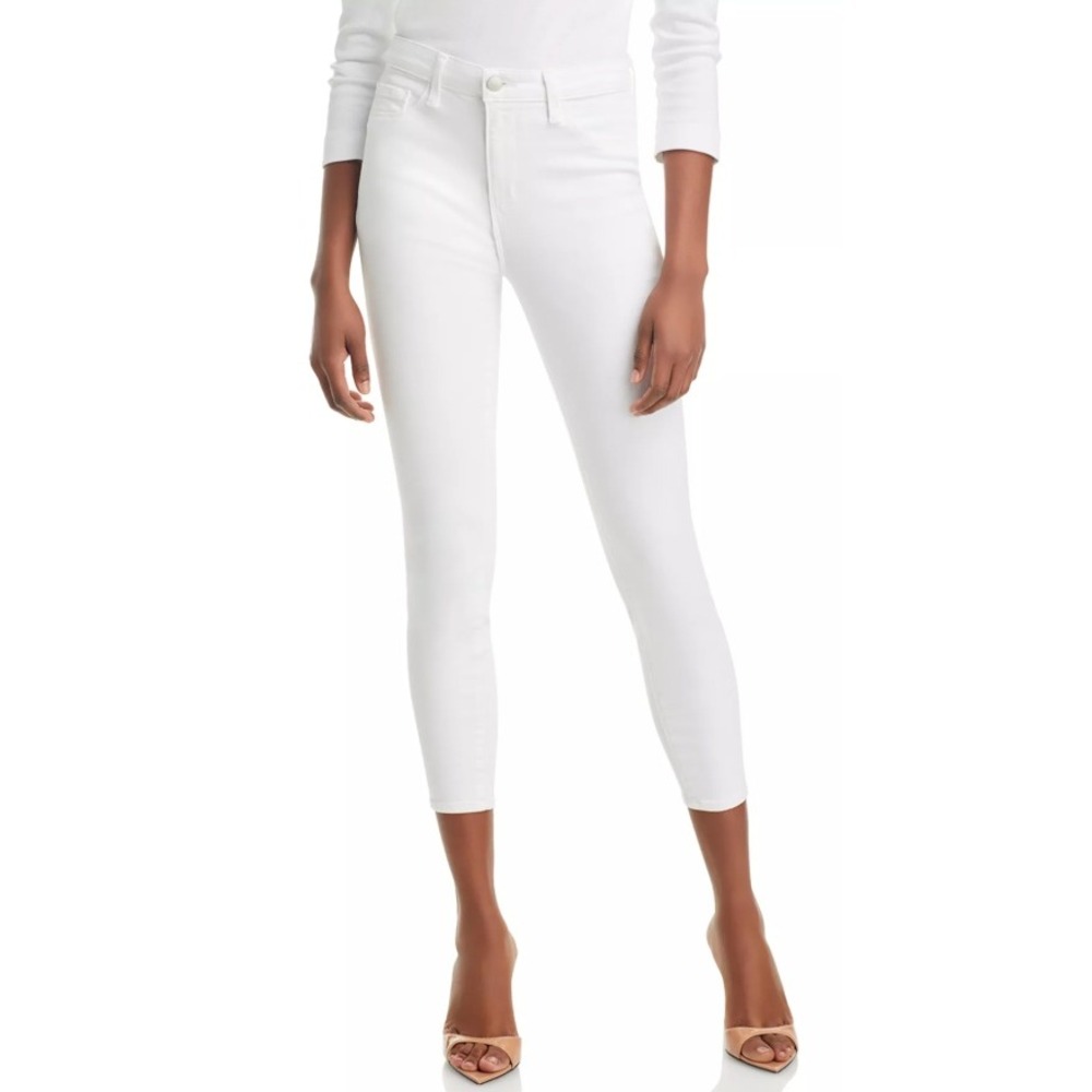 NWT L'AGENCE Margot High Rise Skinny Jeans – White – Size 30
